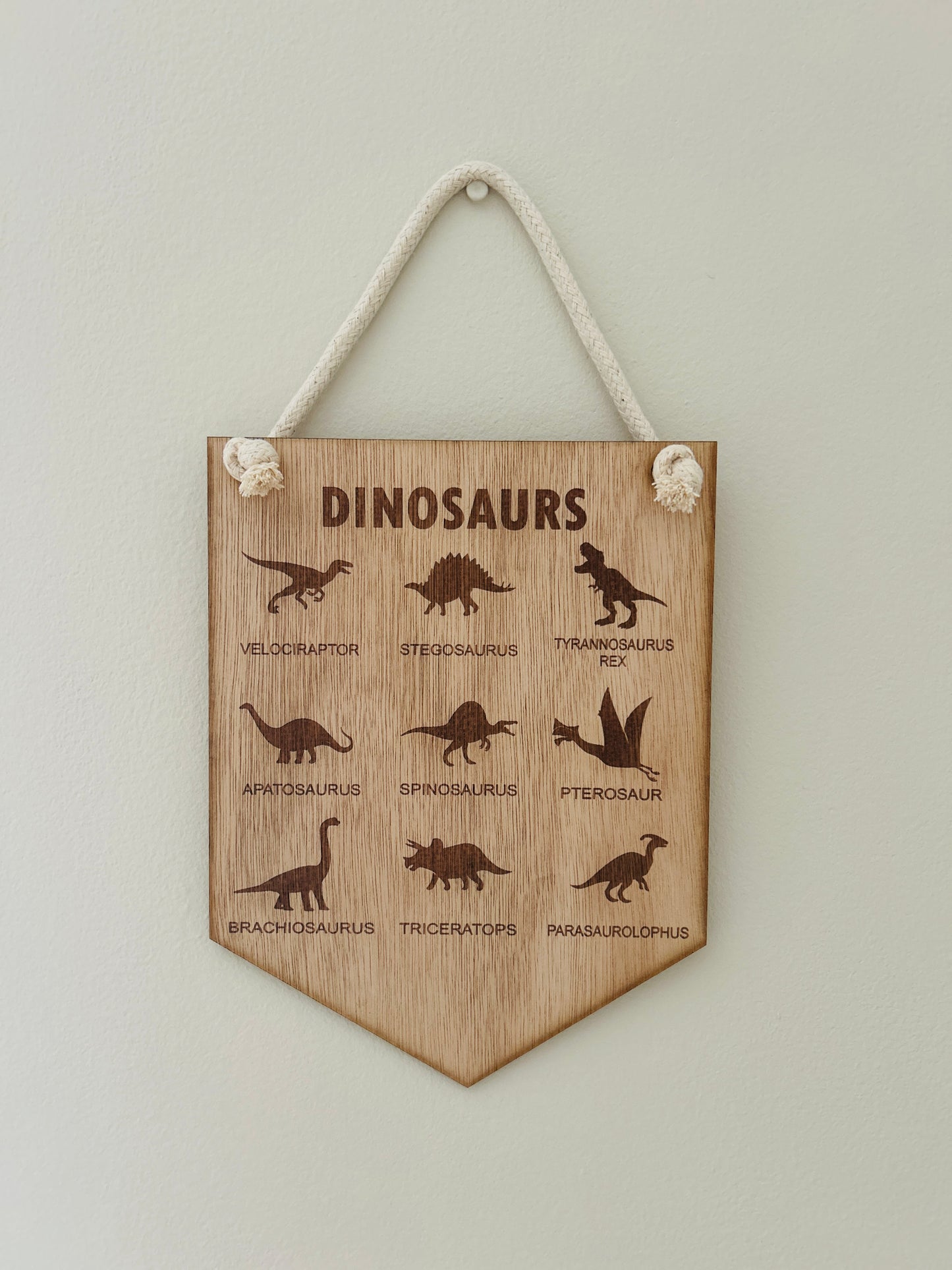 Dinosaurs Hanging Pennant