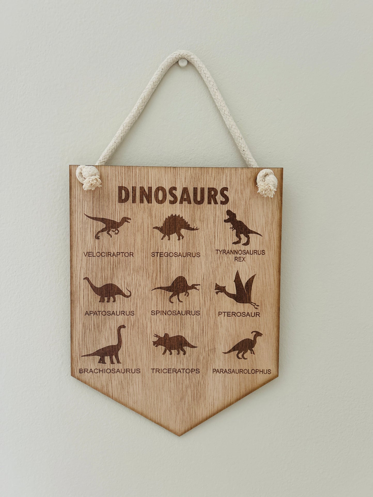 Dinosaurs Hanging Pennant