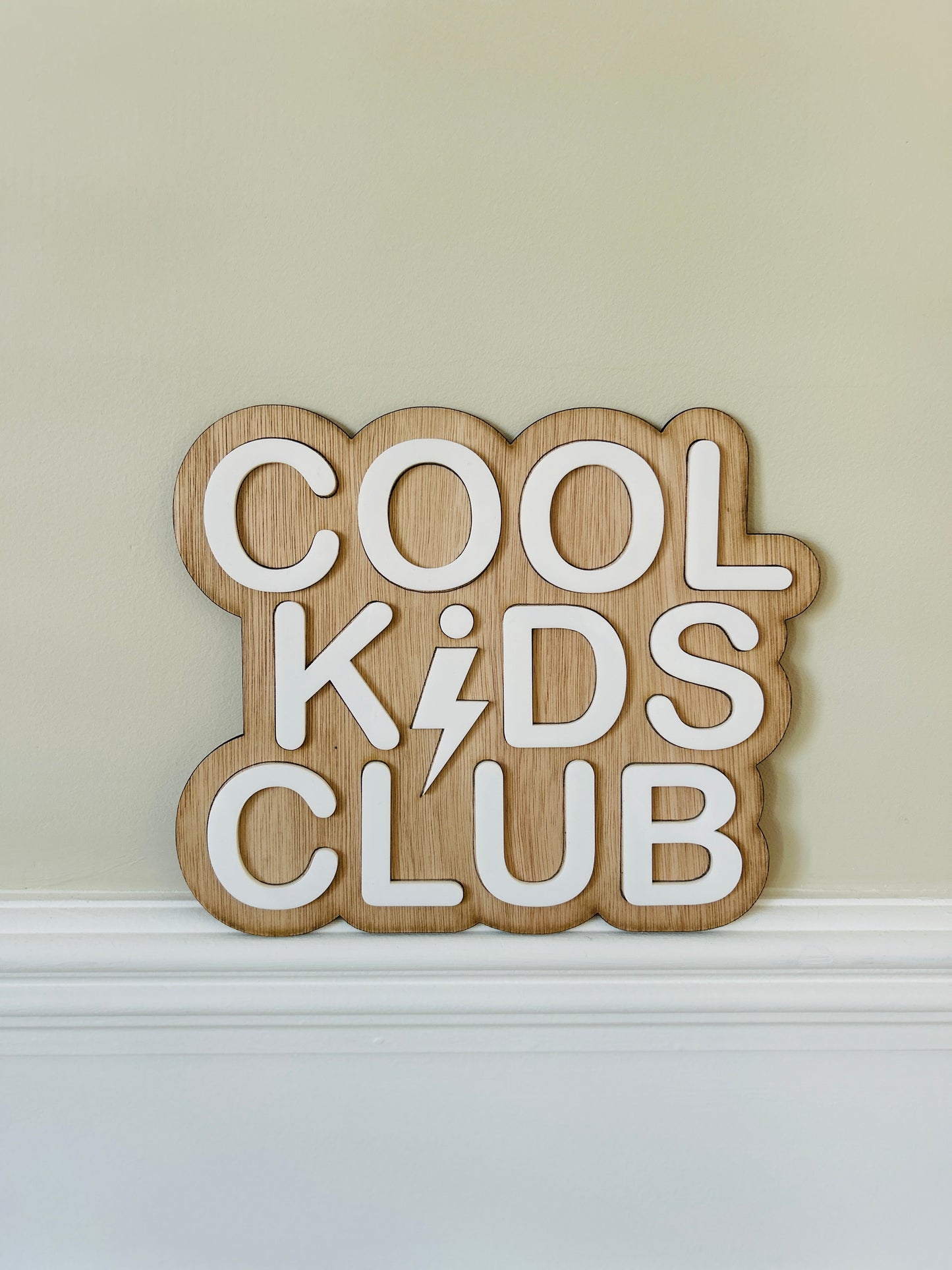 Cool Kids Club Wall Plaque